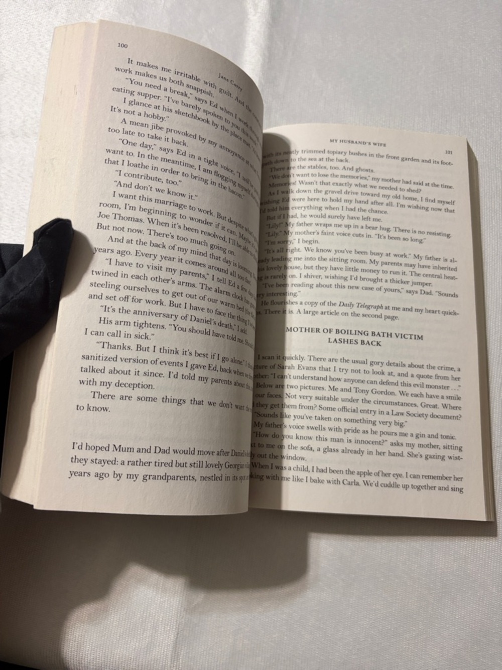 My Husband's Wife by Jane Corry — Red & Green Paperback Novel - Picture 10 of 11